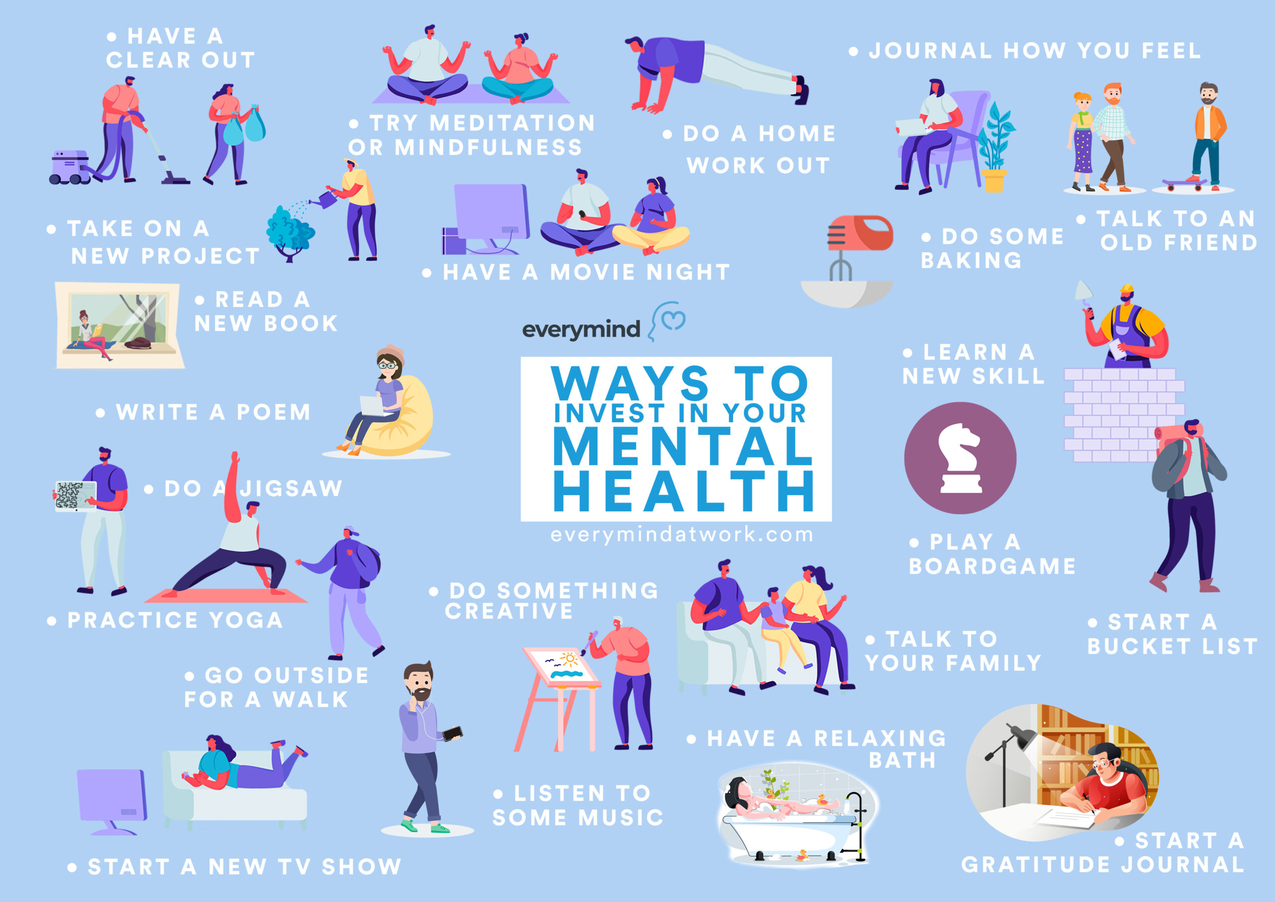 Way to invest in your mental health