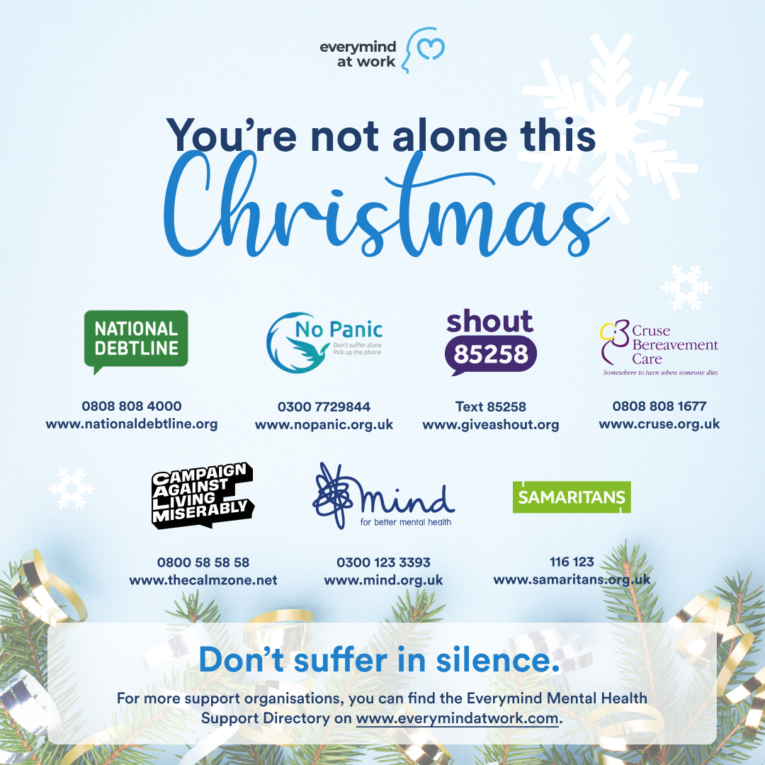 You’re not alone this Christmas - Post Logos